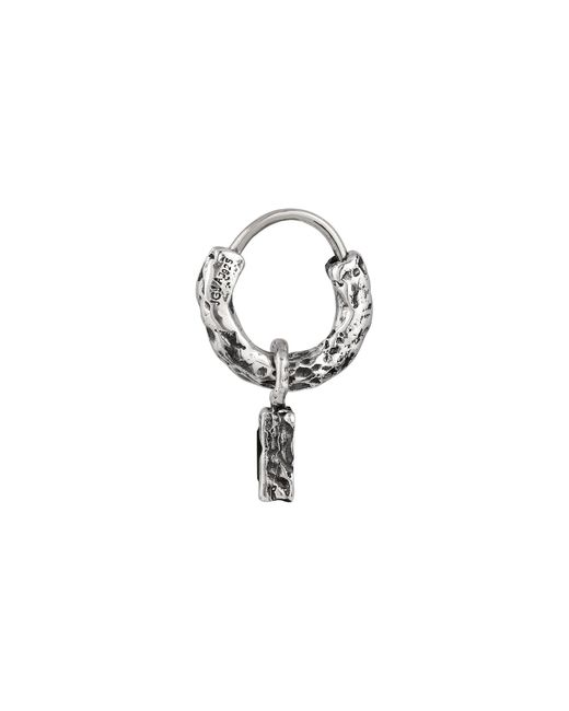 Haze & Glory Ohrring Hoop Drop in White für Herren