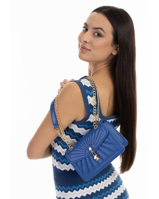 faina Blue Handtasche