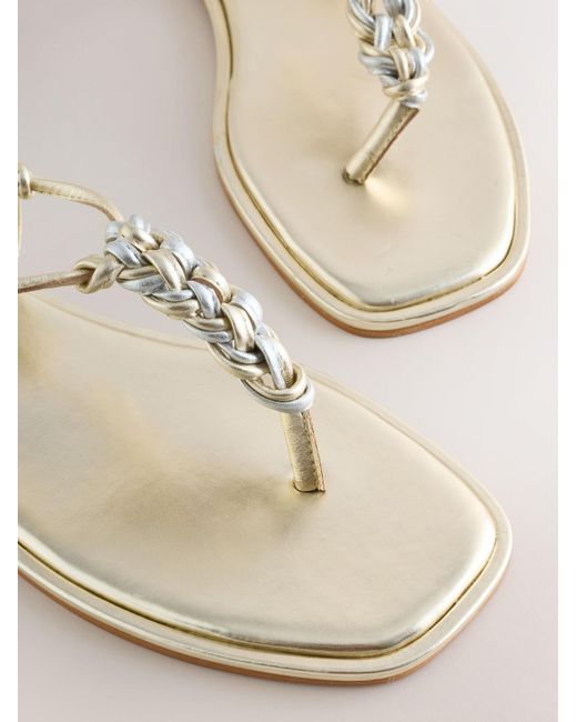 Next White Sandalen