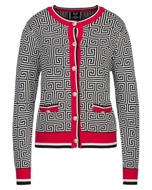 19V69 Italia by Versace Red Strickjacke 'Daria'