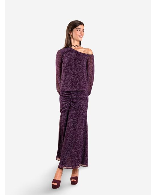 The-Are Purple Bluse