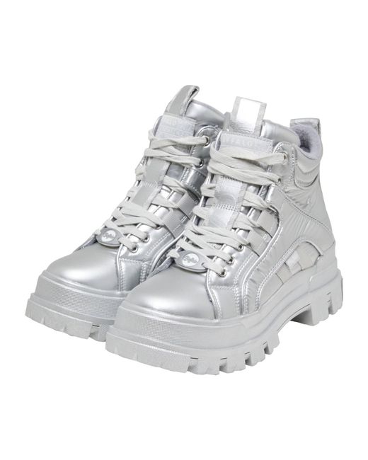 Buffalo Gray Schnürstiefelette Aspha