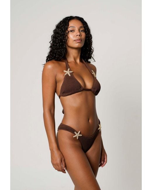 Moda Minx Brown Bikinitop