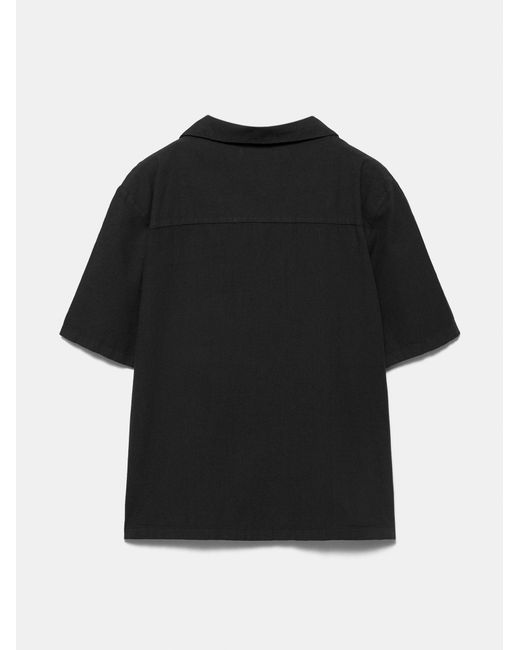 Pull&Bear Hemd in Black für Herren