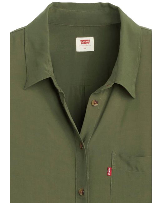 Levi's Green Levis Plus Bluse