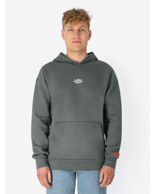 Spitzbub Pullover Flight in Gray für Herren