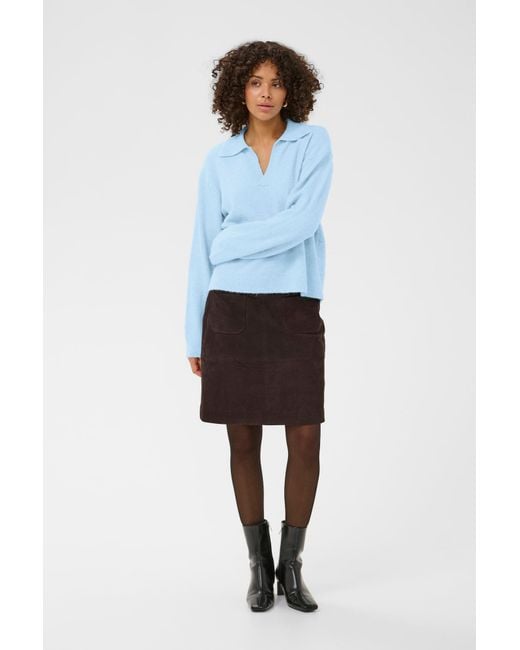 Kaffe Blue Pullover Jolanda