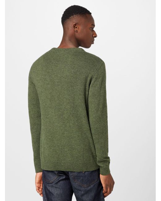 Solid Pullover in Green für Herren