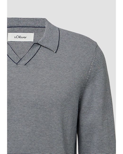 S.oliver Pullover in Gray für Herren