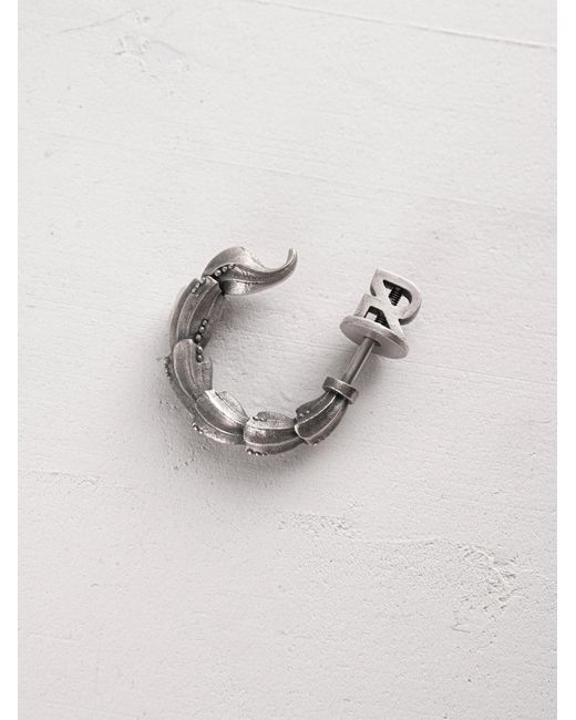 REYTEL Ohrring Scorpio in Metallic für Herren