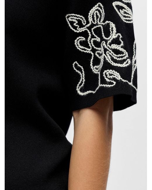 Object Black Pullover Objflora