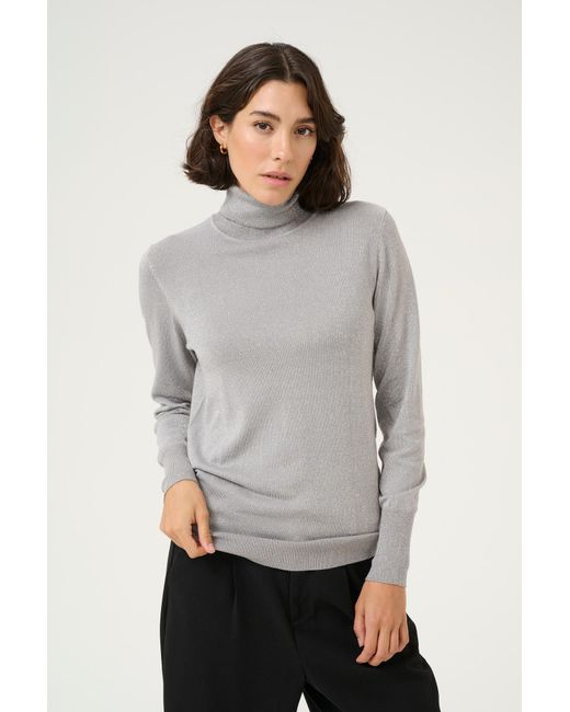 Kaffe Gray Pullover Ka Regina