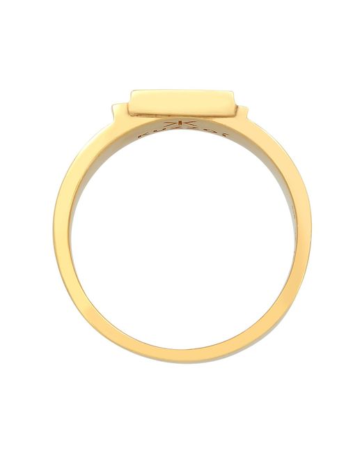 Kuzzoi Ring in Metallic für Herren