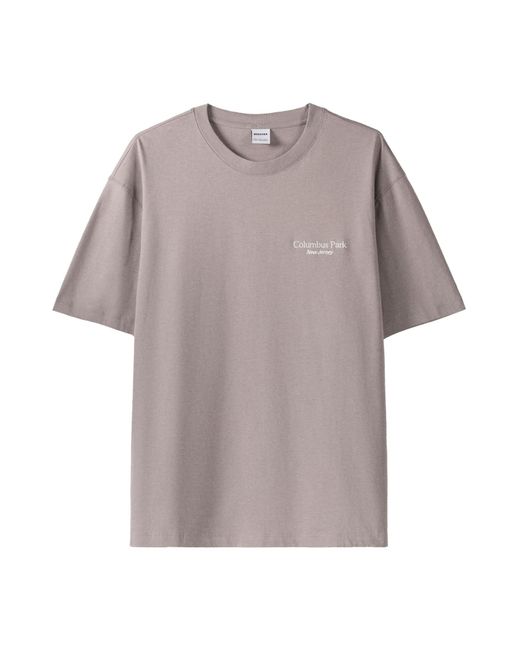 Bershka T-shirt in Gray für Herren