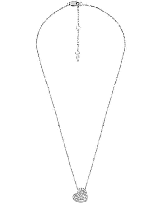 Fossil White Kette Sadie
