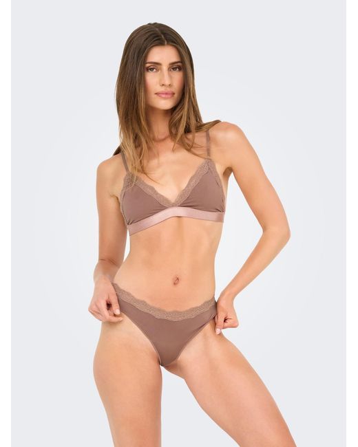 ONLY Brown String Onlvicky