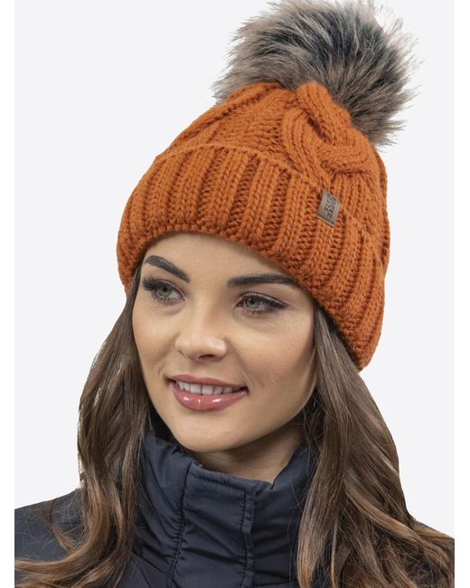 Vivience Orange Mütze 7014 Set