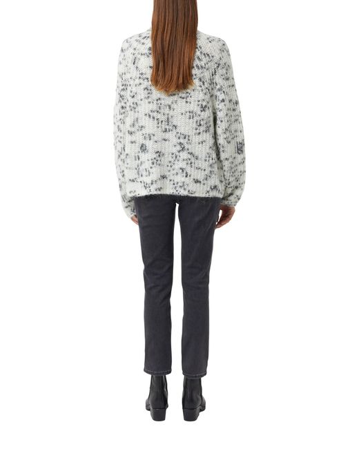 Comma, White Pullover
