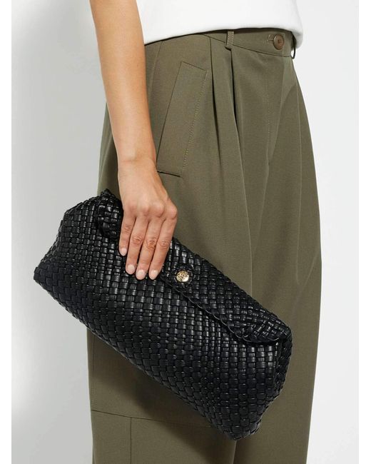 Dune Black Clutch