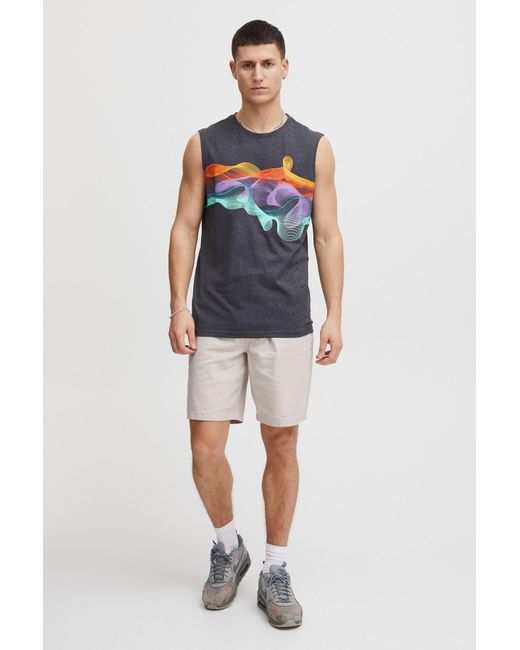 Solid Shirt in Gray für Herren