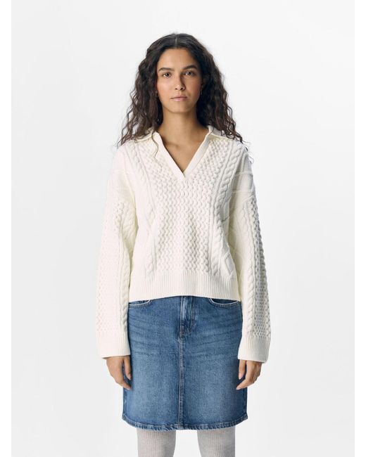 Object White Pullover 'Leyla'