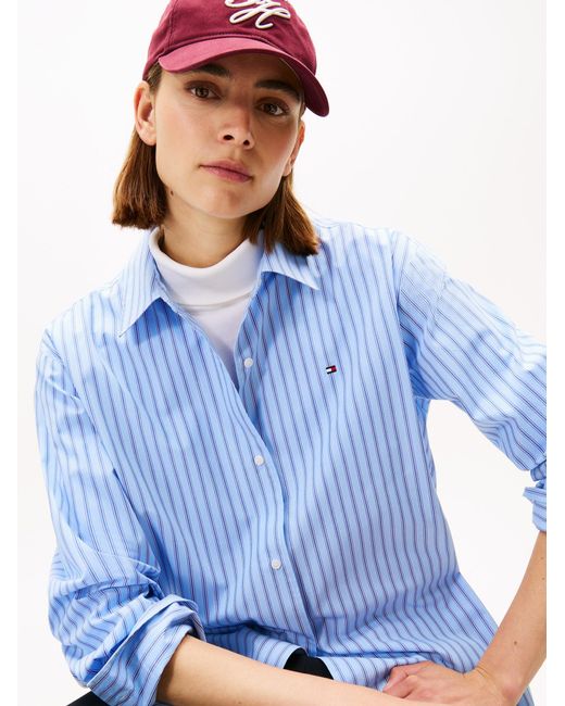 Tommy Hilfiger Blue Bluse Ess