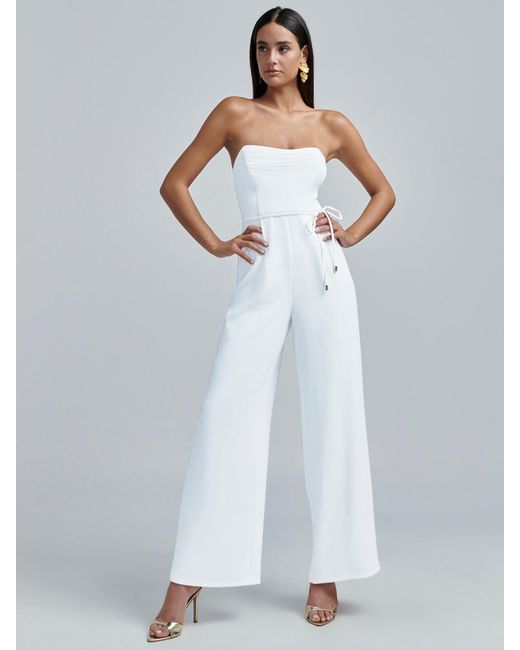 BWLDR White Jumpsuit 'Colette'