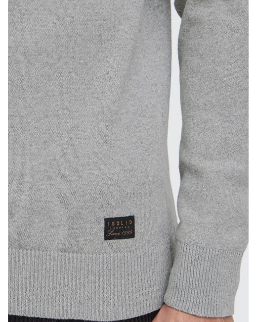 Solid Rollkragenpullover Sdakalmo in Gray für Herren