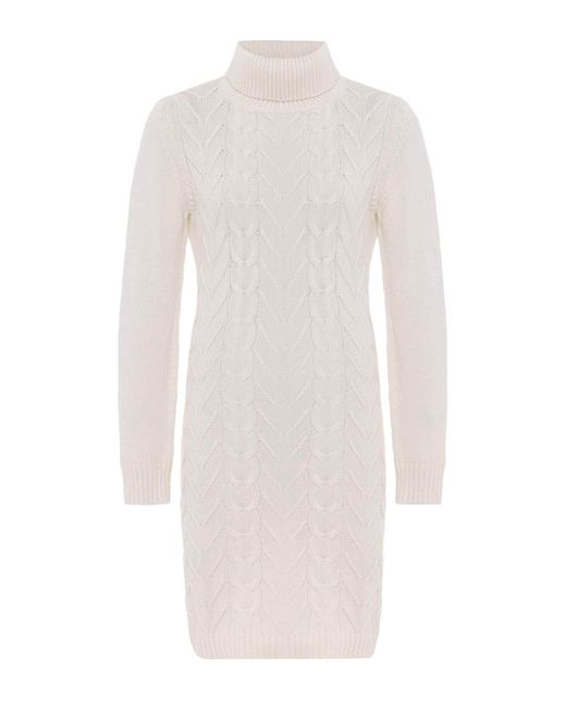 Moxx Paris White Strickkleid