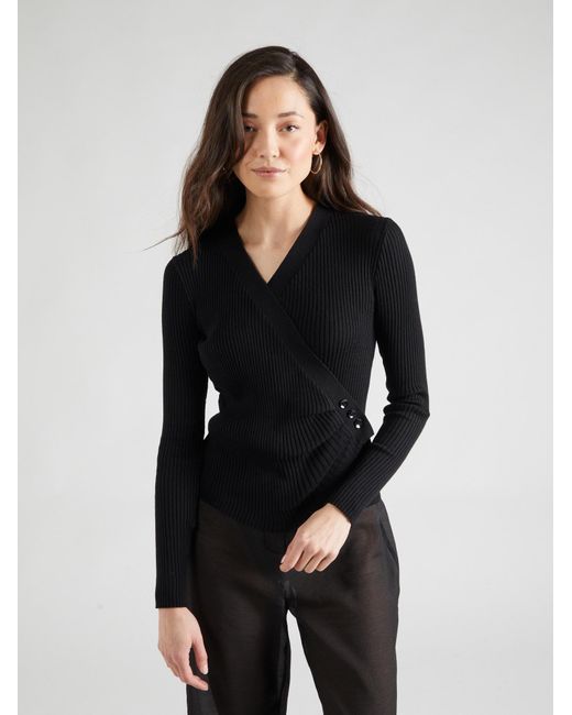 /about You Black Pullover Ina