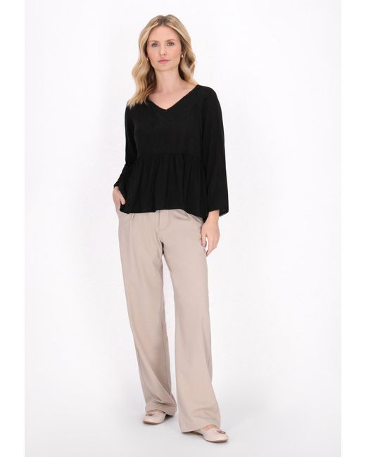 Usha Black Bluse Everyday Fashion