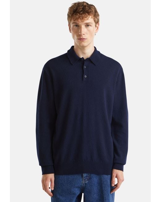 Benetton Shirt in Blue für Herren
