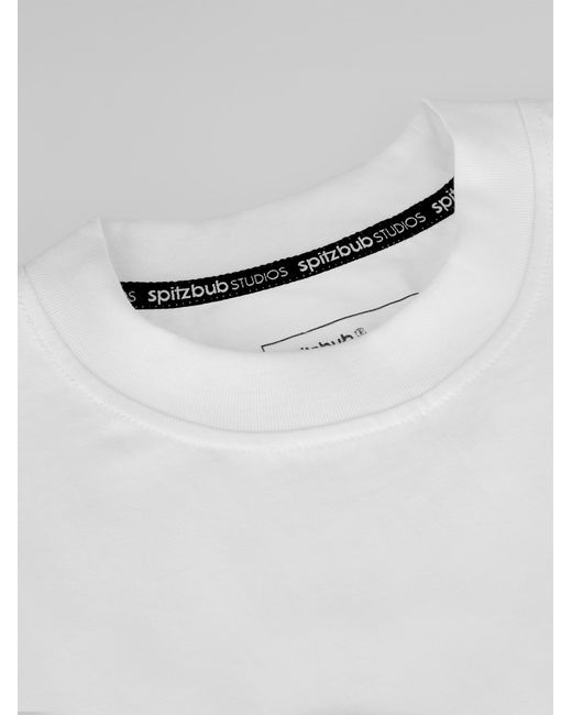 Spitzbub Shirt Essentials in White für Herren