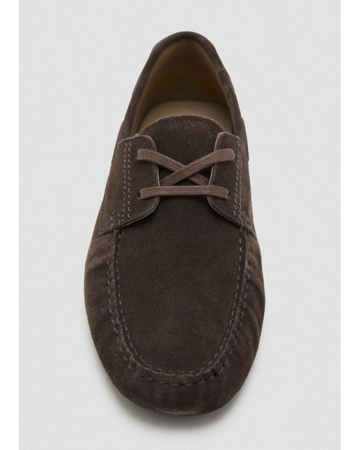 Mango Schnürschuh Driver in Brown für Herren