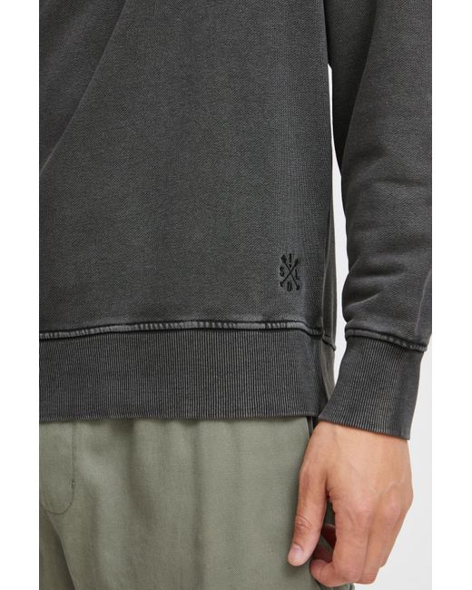 Solid Sweatshirt Mattes in Gray für Herren