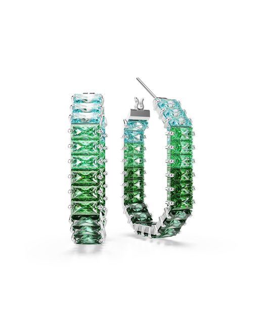 Swarovski Green Ohrringe Matrix