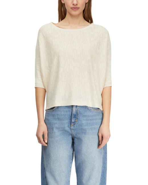 Comma, White Strickpullover