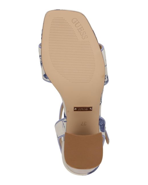 Guess White Riemensandale 'Ganika2'