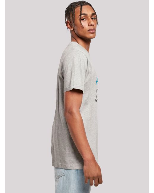 F4NT4STIC Shirt Fido Dido Points Normal Is Boring in Gray für Herren