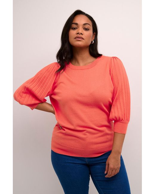 Kaffe Red Pullover 'Loni'
