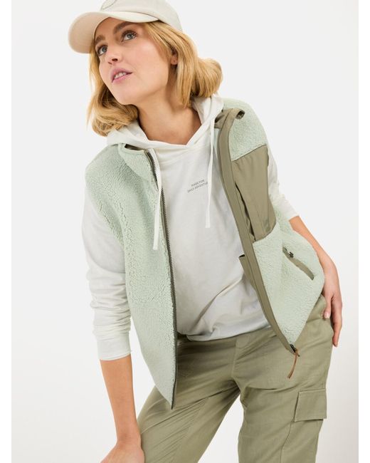 Camel Active White Hoodie Aus Reiner Baumwolle