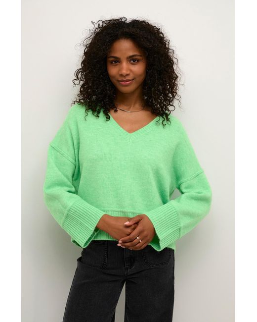 Kaffe Green Pullover