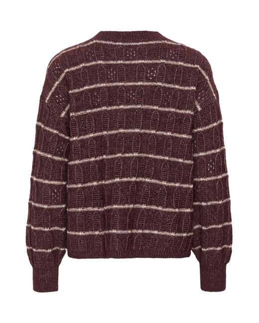 Kaffe Red Pullover Kasirens
