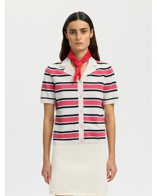 SELECTED Red Strickjacke Slfamour
