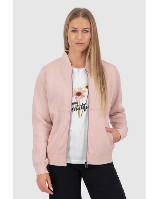 Alife & Kickin Pink Sweatjacke Akswantje