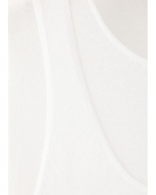 Mango White Pullover Laye