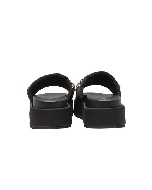 Buffalo Black Pantolette Noa