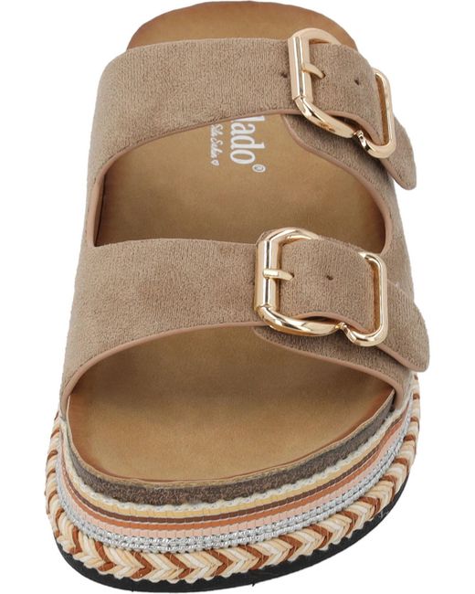Palado by Sila Sahin Brown Pantolette 'Veast'