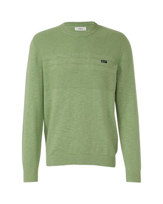 S.oliver Oliver Pullover in Green für Herren