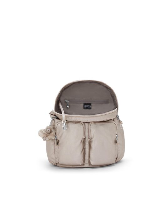 Kipling White Rucksack